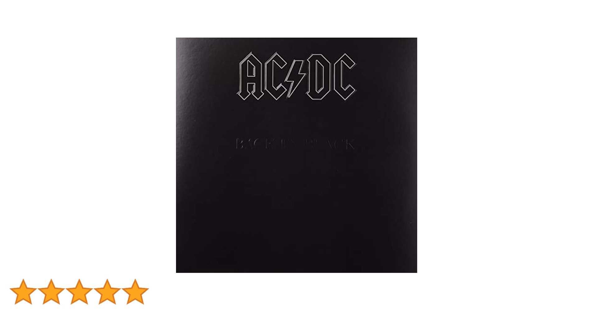 AC／DC 『Back in Black 』　名盤LPレコード ‼️ AC/DC - Back In Black (1980) - New LP Record 2003 Columbia